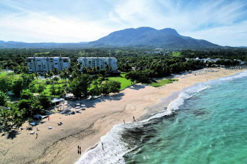 Drone shot taken by Managing Editor, Tyler Fox, Aerial Photo of Playa Dorada in Puerto Plata, Dominican Republic