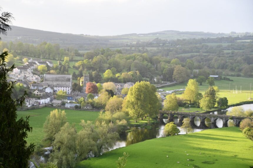 Panoramic view of Inistioge, Ireland