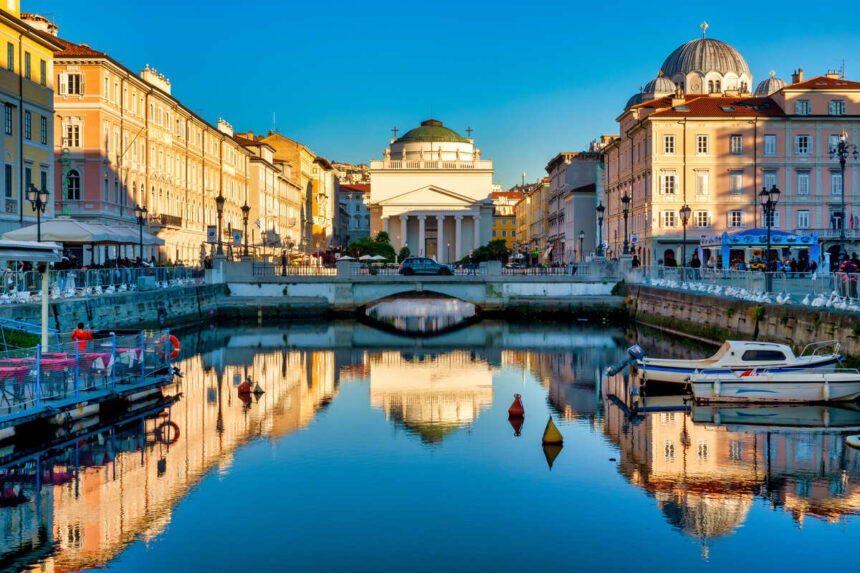 Canal Grande In Trieste, Italy