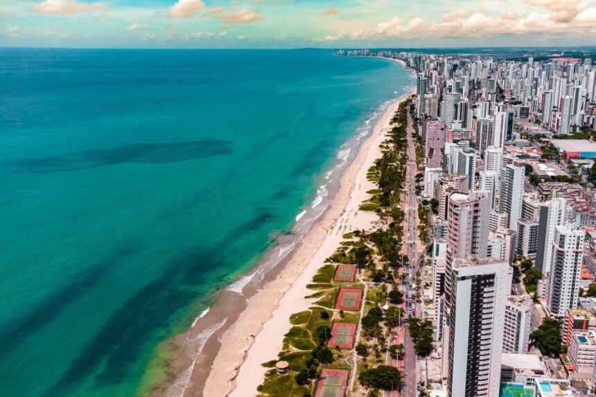 Recife coastline