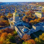 Aerial view of Charleston