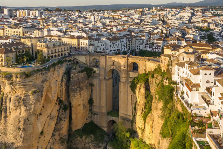 Aerial View Of Ronda, Andalusia, Spain