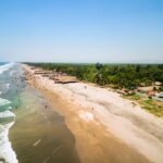 Aerial view of El Salvador Beach