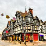 Traditional Tudor architecture in Chester, UK