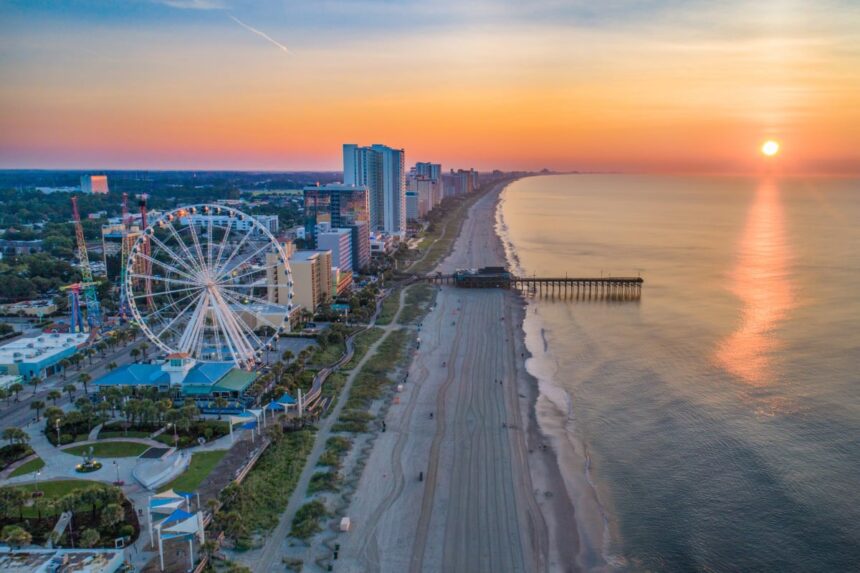 Myrtle Beach at dusk