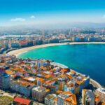 Aerial View Of A Coruna, Galicia, Spain