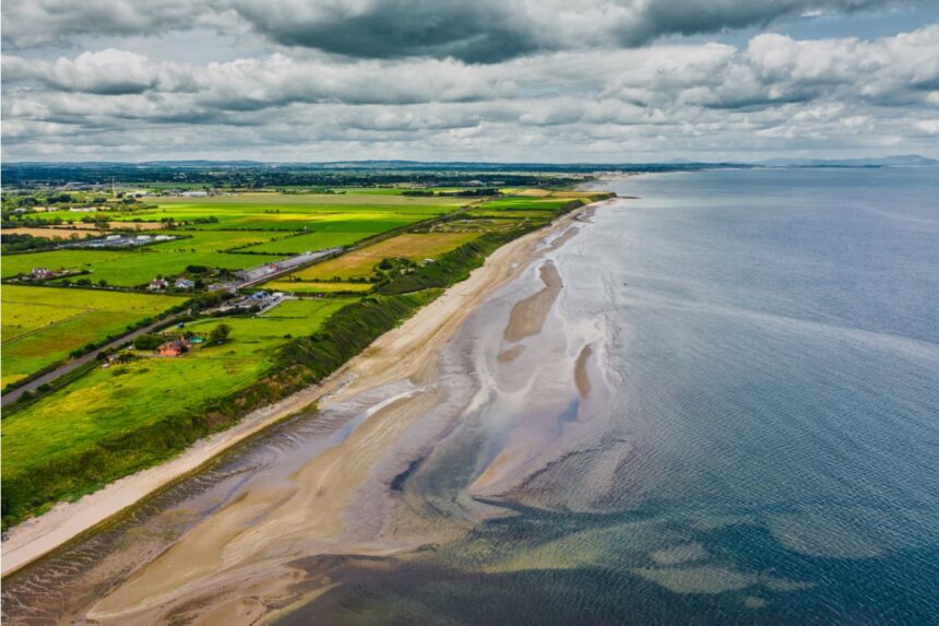 Beautiful coastline of Balbriggan, Ireland