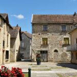 Medieval Street In  Villeneuve d