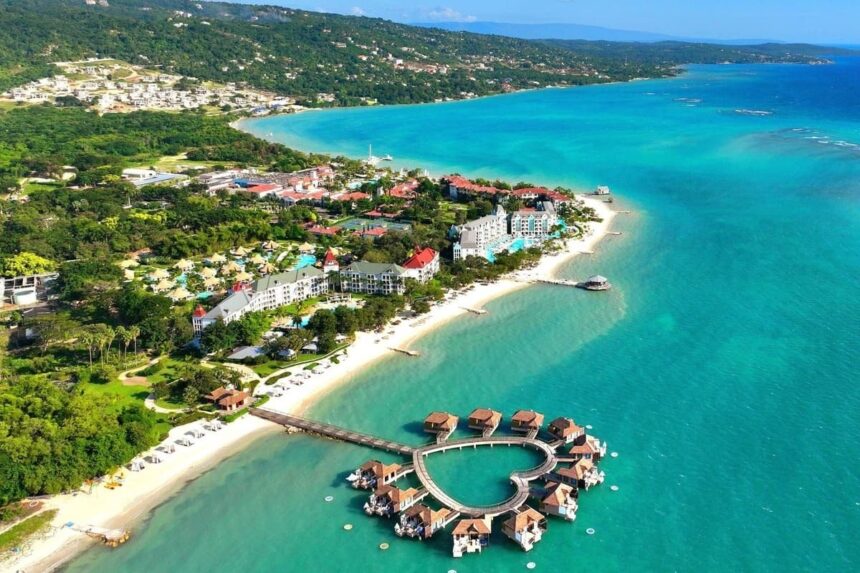 Aerial View Of Jamaica, Caribbean Sea