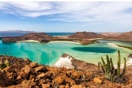 View of stunning bay in Baja California, Mexico