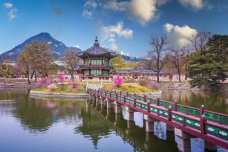 Gyeongbokgung Temple In South Korea