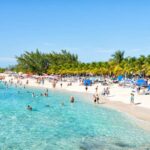 Panoramic View Of A Beach In Grand Turk, Turks And Caicos