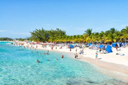 Panoramic View Of A Beach In Grand Turk, Turks And Caicos