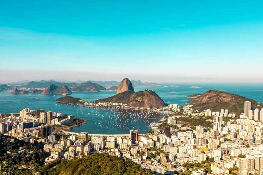 Aerial View Of Rio de Janeiro, Brazil