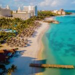 Panoramic View Of Aruba In The Dutch Caribbean