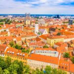 Aerial View Of Zagreb, Croatia
