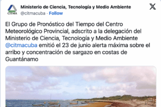 Cuba Issues High Alert Over Massive Sargassum Invasion in Guantánamo