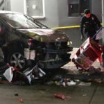 Car Strikes Crowd Outside Los Angeles Venue, Injuring 30. Bystanders Attack Driver, Who Was Shot.