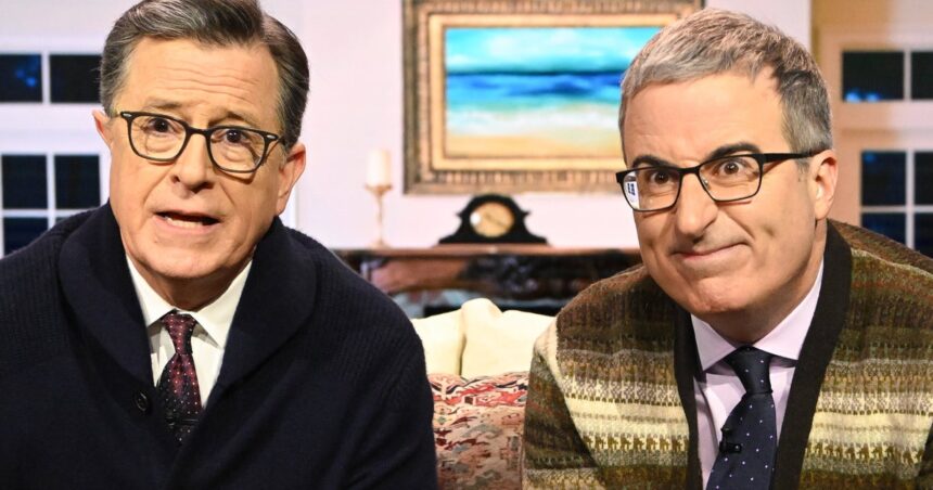 John Oliver Teases What Stephen Colbert May Do In Final Months Of Show