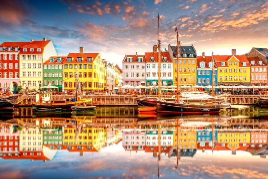 Panoramic View Of Copenhagen, Denmark