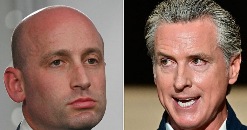 Newsom's Press Office Calls Stephen Miller A 'Fascist Cuck'