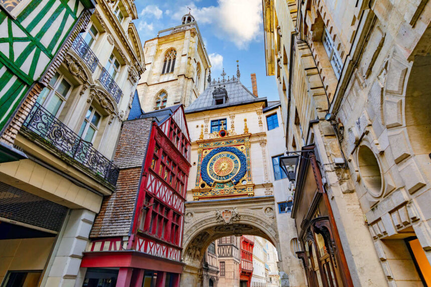 Astronomical Clock In Rouen, France