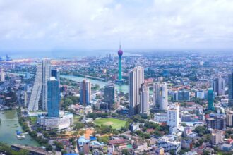 Aerial View Of Colombo, Capital Of Sri Lanka