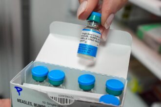 US childhood vaccination rates fall again as exemptions set a record