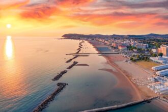 Aerial View Of Rimini, Italy