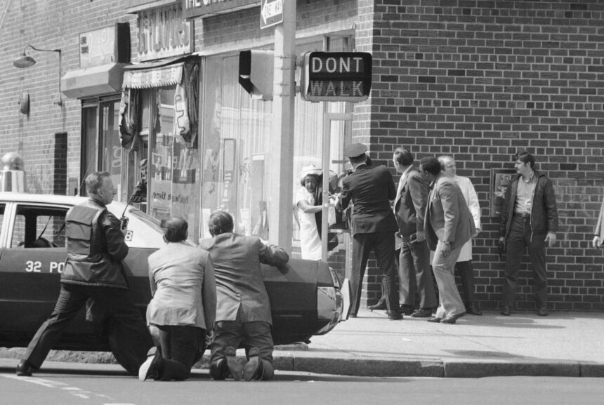 August 22, hostages taken during botched Brooklyn bank robbery