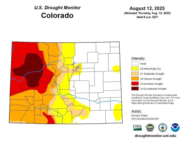 Colorado drought intensifies as streamflows wither amid wildfires