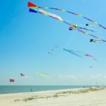 Kites flying in Long Beach, MS