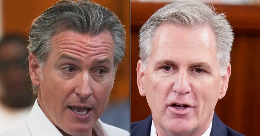Gavin Newsom Shuts Down Kevin McCarthy Using 1 Brutal Blast From The Past