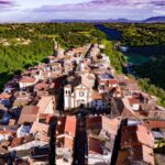 Aerial View Of Zagarolo, Italy