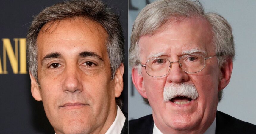 Michael Cohen Has Blunt Advice For John Bolton After FBI Raid On Home