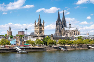 Historic Old Town Of Cologne, Germany