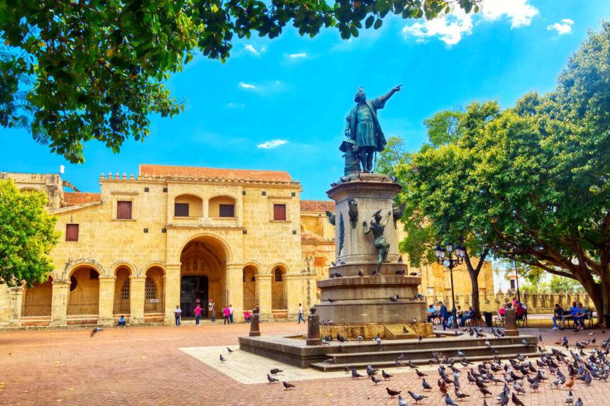 Colonial Square In Santo Domingo, Dominican Republic