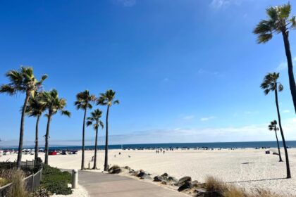 White sand beach in Coronado, California
