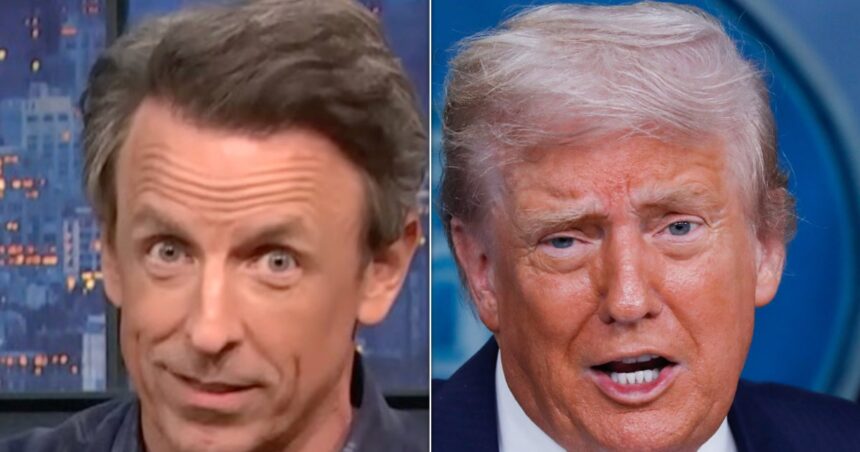 Seth Meyers Gives Trump A Failing Score After Leaving This Name Out Of Cognitive Brag