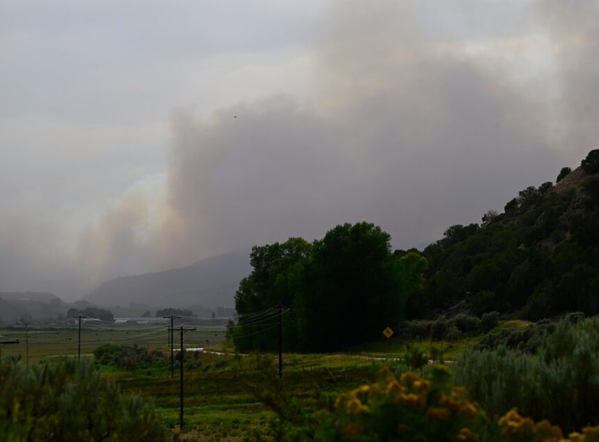 Smoke advisory, thunderstorms, red flag warning