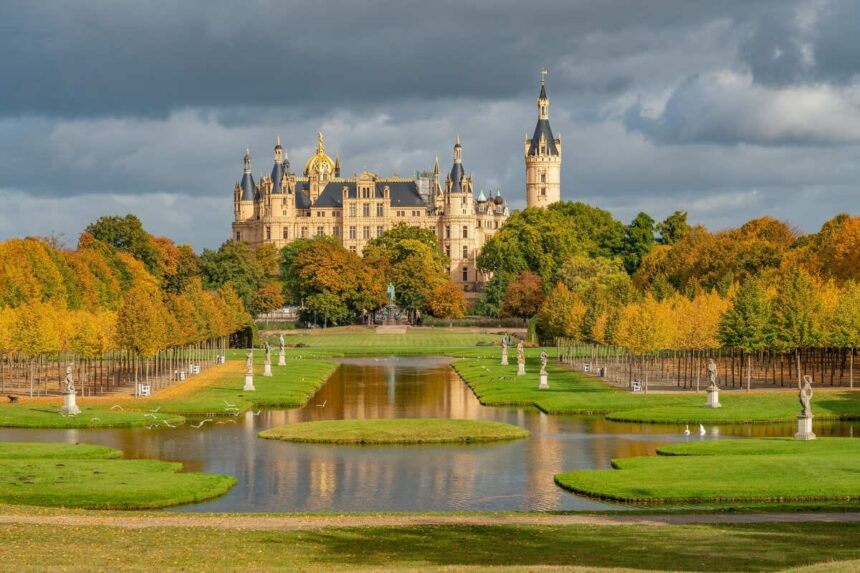 Schwerin Castle In Germany