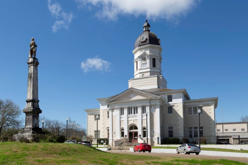 Courthouse in Port Gibson, MS