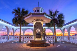 Selena monument in Corpus Christi, TX