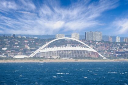 Durban skyline and coastline