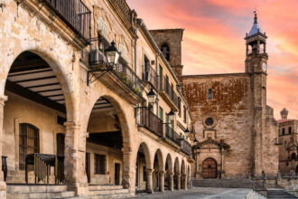 Medieval Architecture In Caceres, Spain