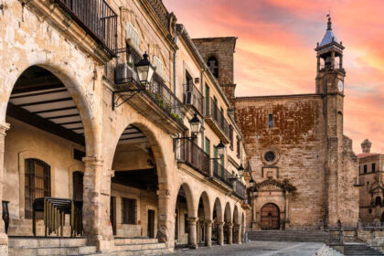 Medieval Architecture In Caceres, Spain