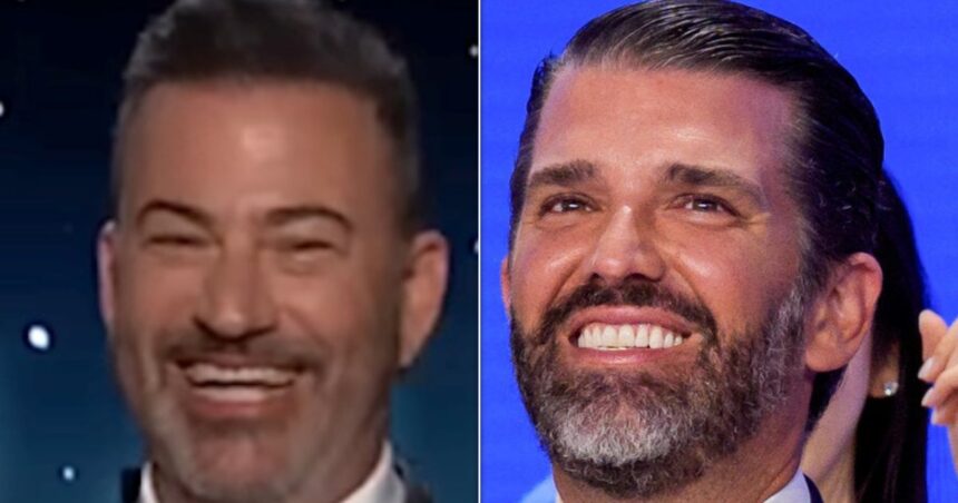 'Calm Down': Jimmy Kimmel Taunts 'Gobbler' Donald Trump Jr.