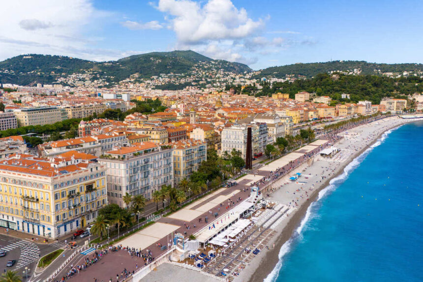 Aerial View Of Nice, France