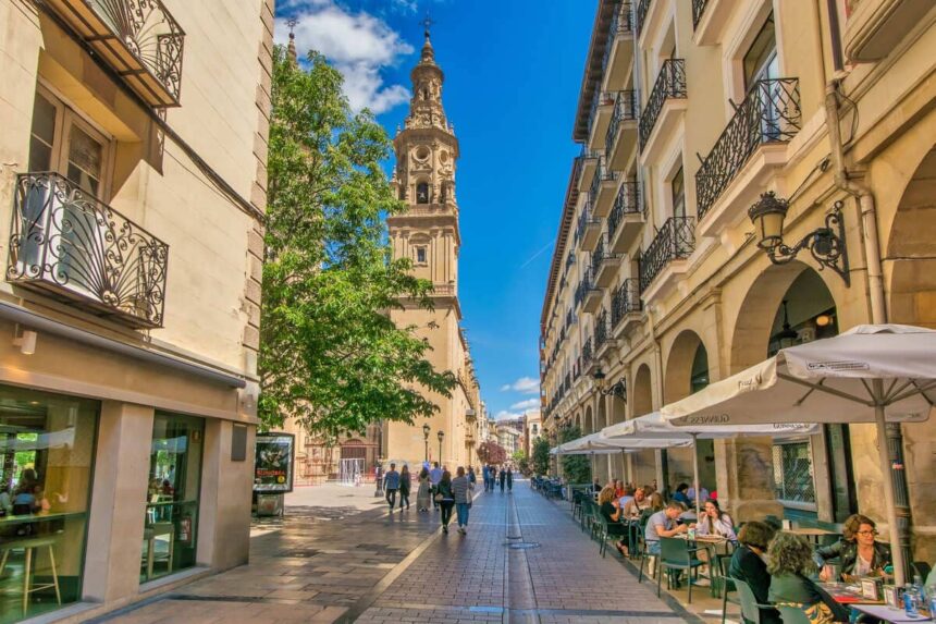 Medieval City Of Logrono In Spain