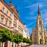 Historic Main Square In Novi Sad, Serbia